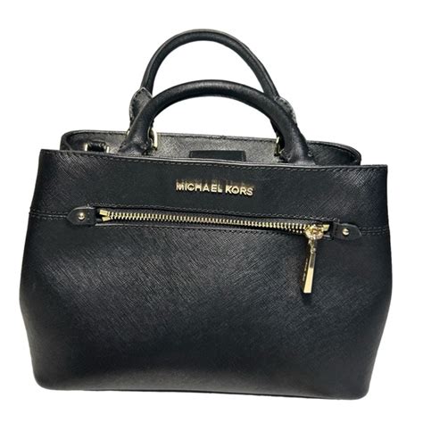 michael kors hailee small saffiano leather satchel|Michael Kors edith large satchel.